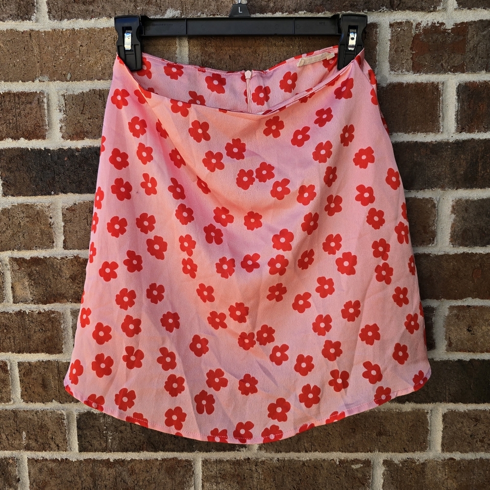 Anna Kaci Floral Mini Skirt - Picture 2 of 8
